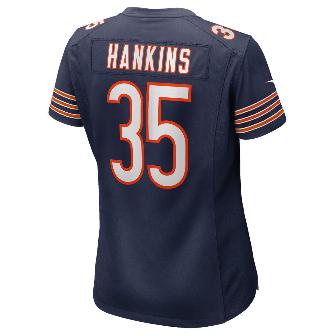 Deion Hankins Chicago Bears Nike Women's Team Game Jersey -  Navy