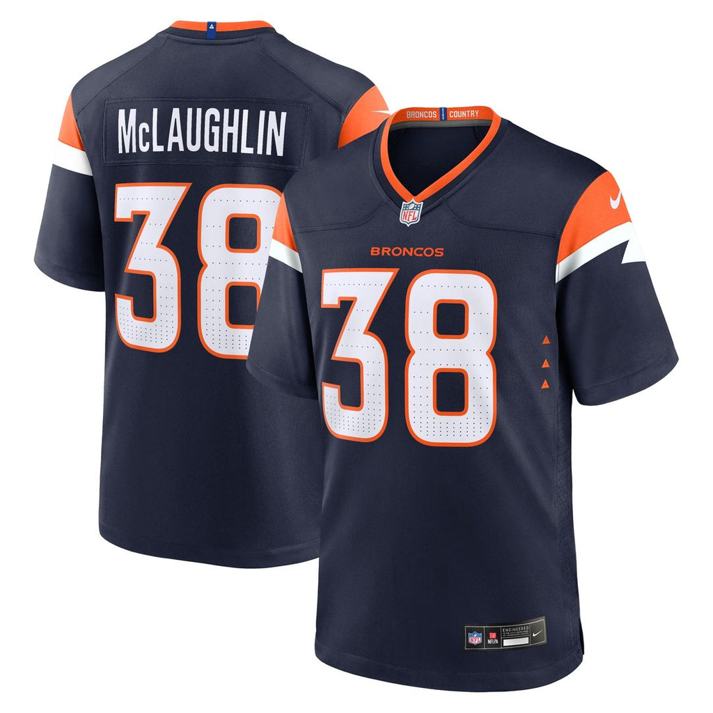 Jaleel McLaughlin Denver Broncos Nike Alternate Game Jersey -  Navy