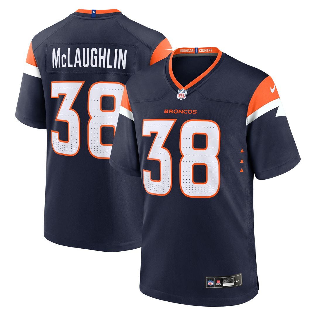 Jaleel McLaughlin Denver Broncos Nike Alternate Game Jersey -  Navy