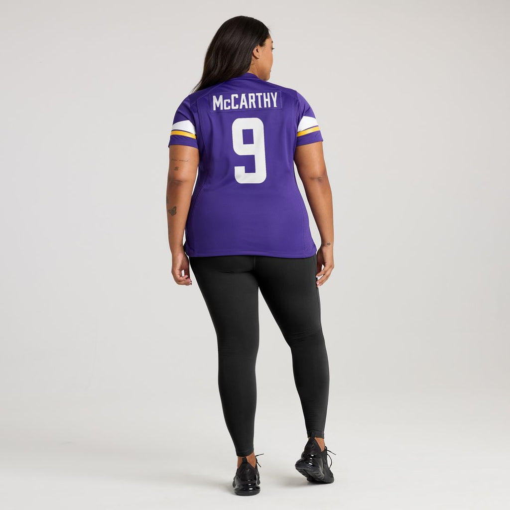 J.J. McCarthy Minnesota Vikings Nike Women's  Player Game Jersey - Purple