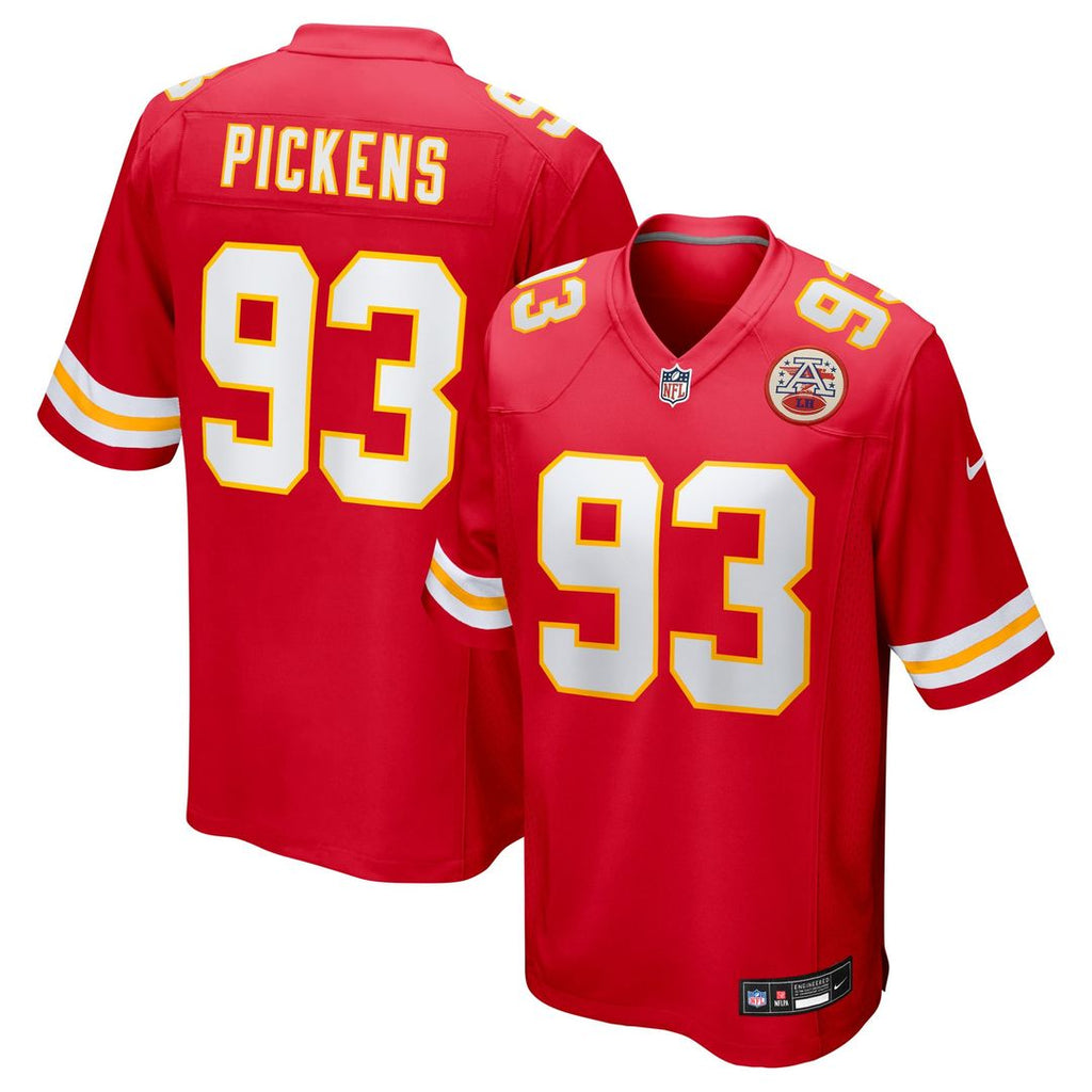 Zacch Pickens Kansas City Chiefs Nike Team Game Jersey -  Red
