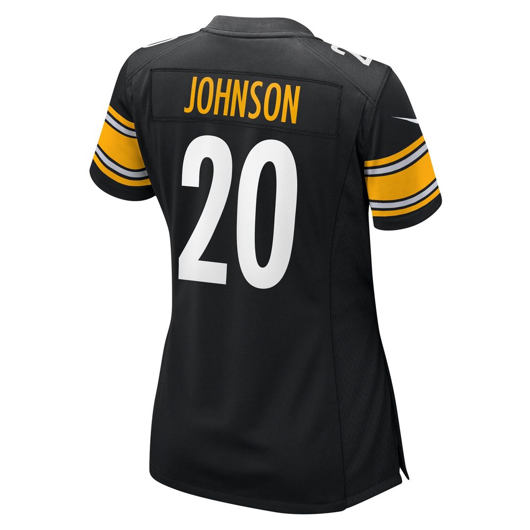 Kaleb Johnson Pittsburgh Steelers Nike Women's Team Game Jersey -  Black