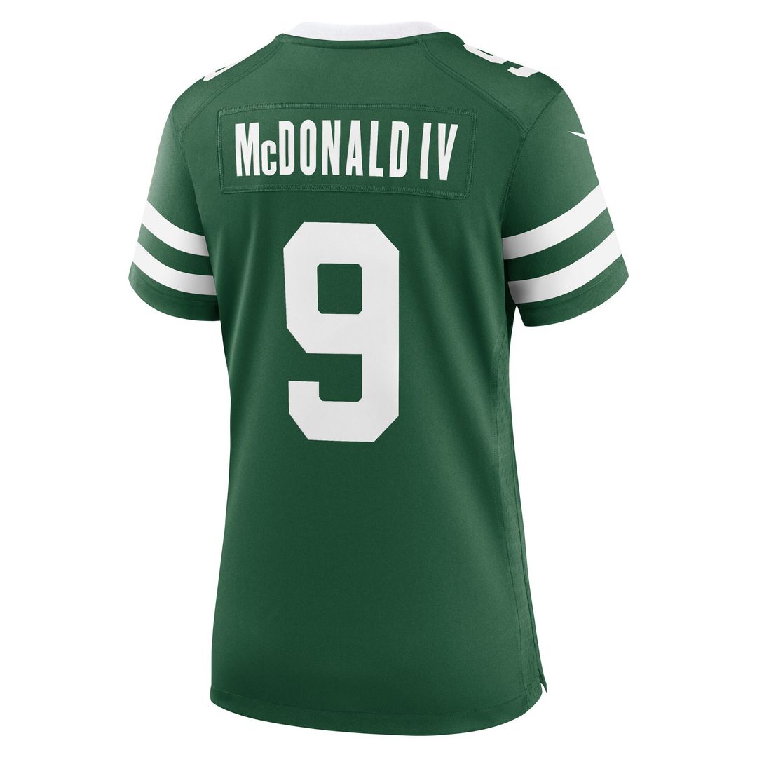 Will McDonald IV New York Jets Nike Women's Team Game Jersey - Legacy Green
