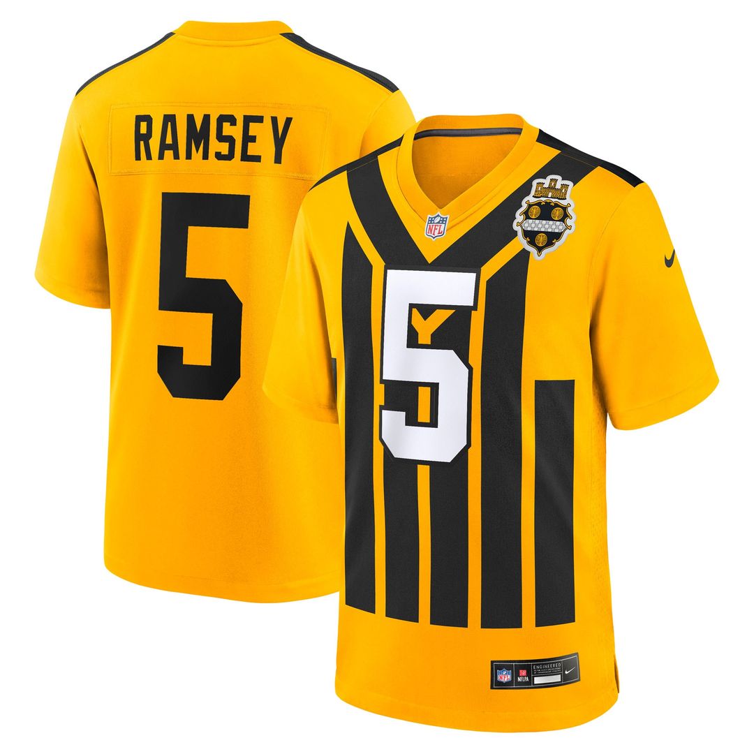 Jalen Ramsey Pittsburgh Steelers Nike Alternate 1933 Throwback Game Jersey - Gold