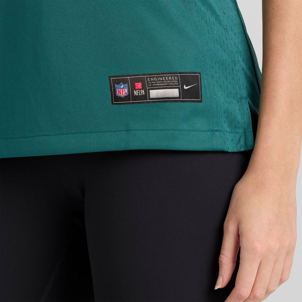 Charley Hughlett Philadelphia Eagles Nike Women's Team Game Jersey - Midnight Green
