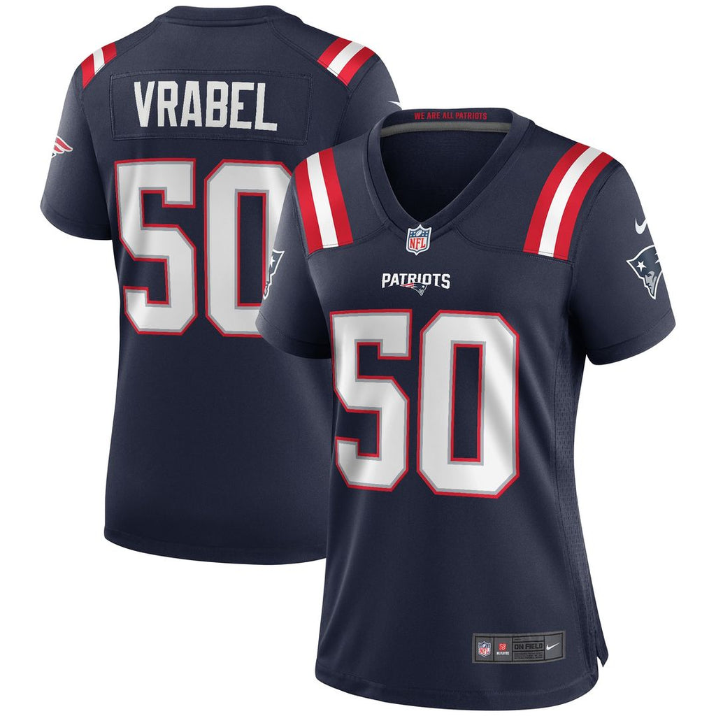 Mike Vrabel New England Patriots Nike Women's Game Retired Player Jersey - Navy