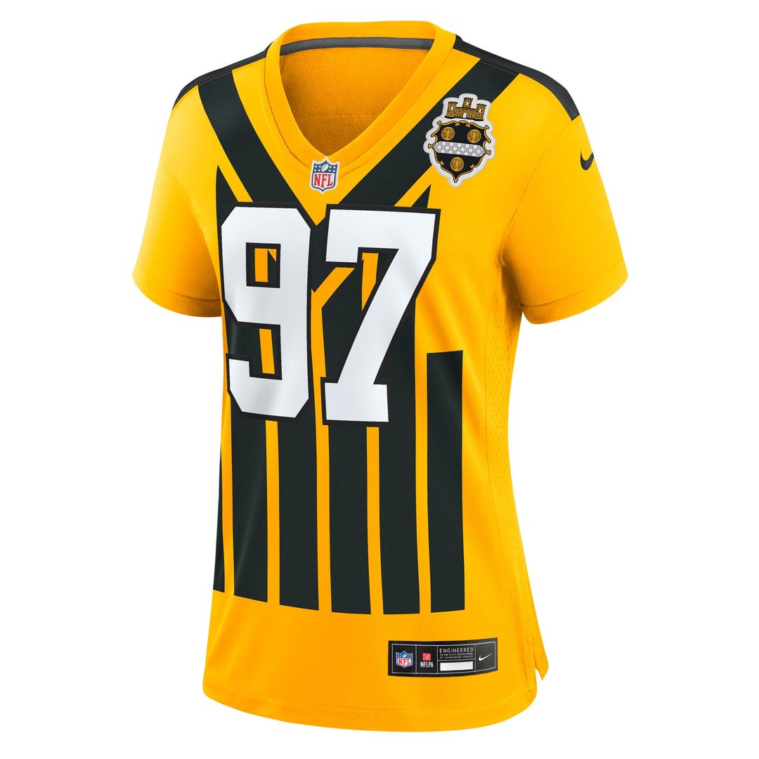 Cameron Heyward Pittsburgh Steelers Nike Women's Alternate 1933 Throwback Game Jersey - Gold