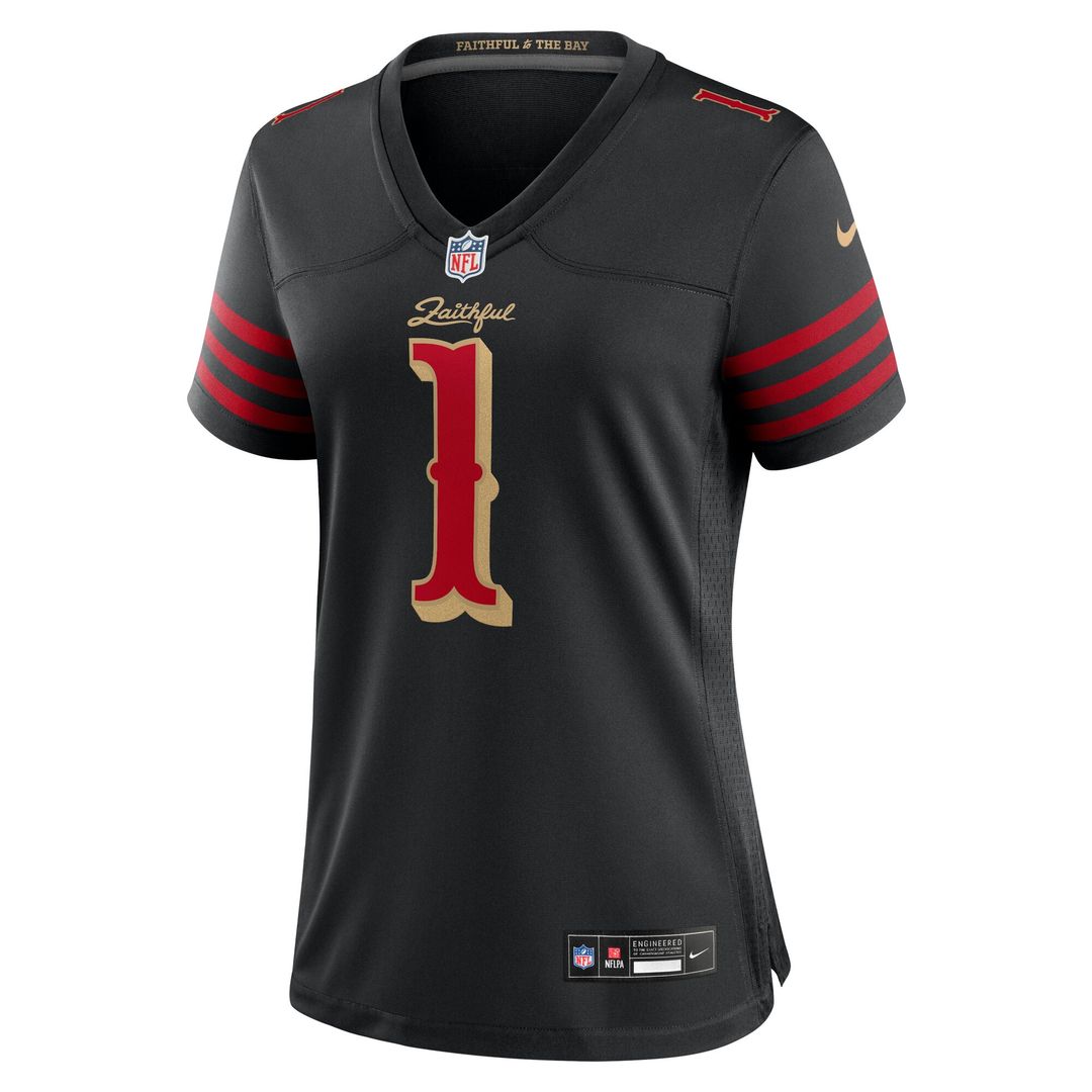 Ricky Pearsall San Francisco 49ers Nike Women's 2025 Rivalries Collection Game Jersey - Black