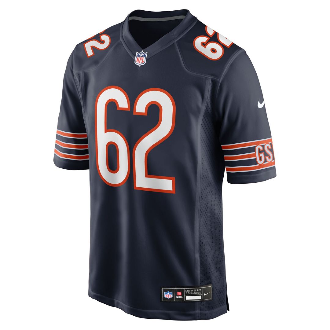 Joe Thuney Chicago Bears Nike Team Game Jersey -  Navy