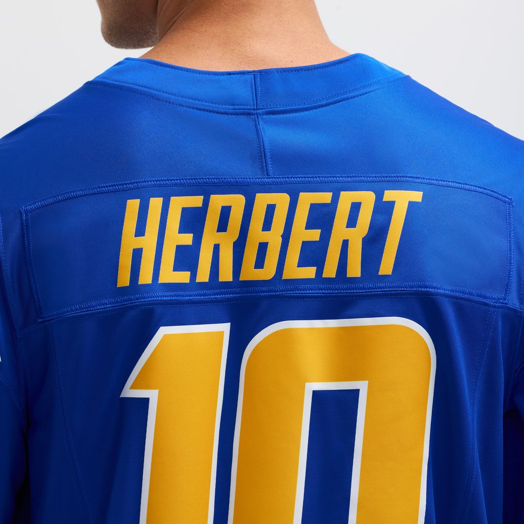 Justin Herbert Los Angeles Chargers Nike Vapor F.U.S.E. Limited Jersey - Royal
