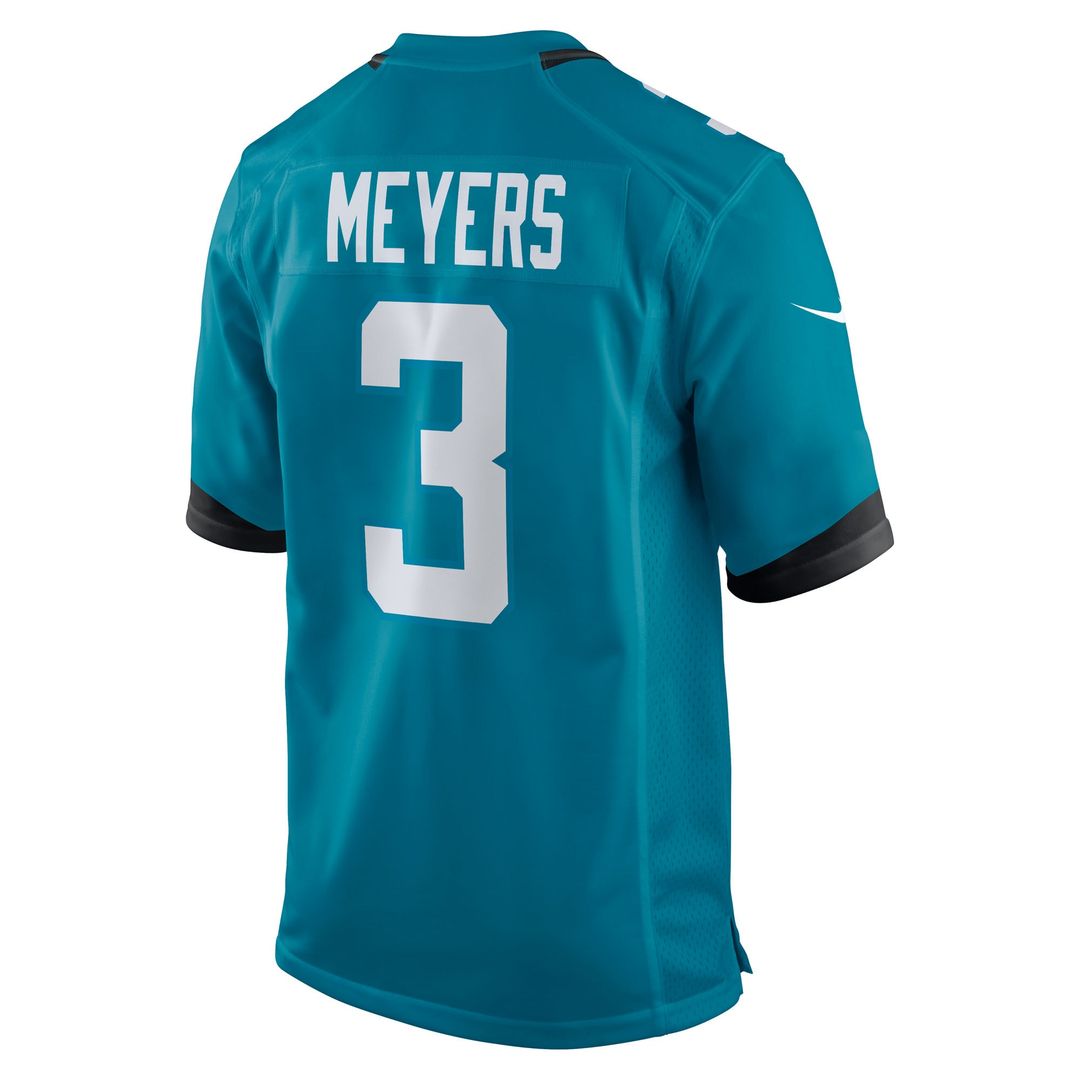 Jakobi Meyers Jacksonville Jaguars Nike Team  Game Jersey -  Teal