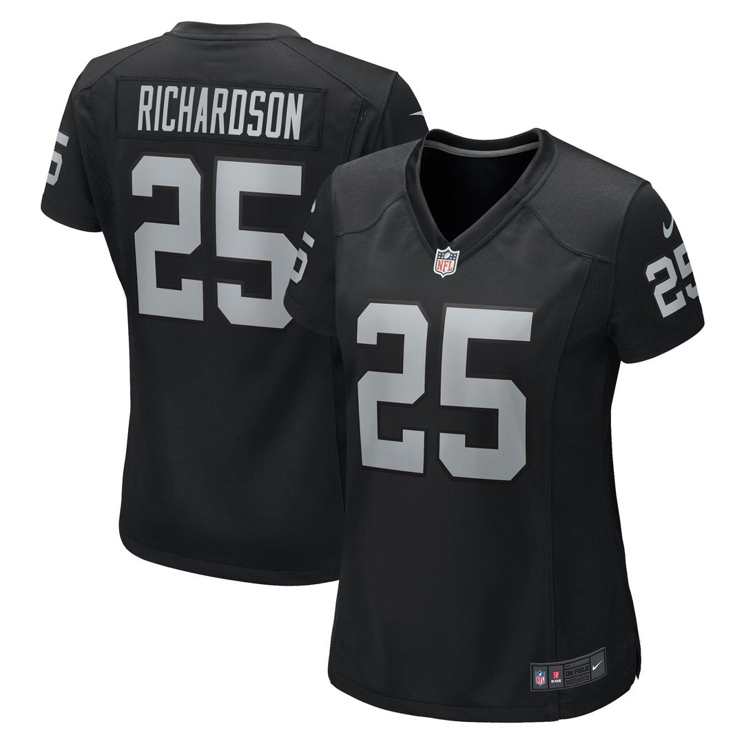 Decamerion Richardson Las Vegas Raiders Nike Women's  Game Jersey -  Black