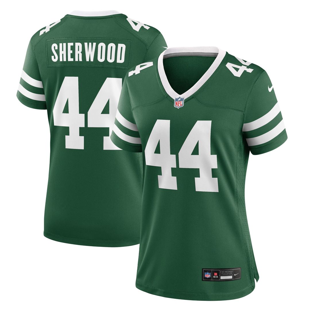 Jamien Sherwood New York Jets Nike Women's Game Jersey - Legacy Green