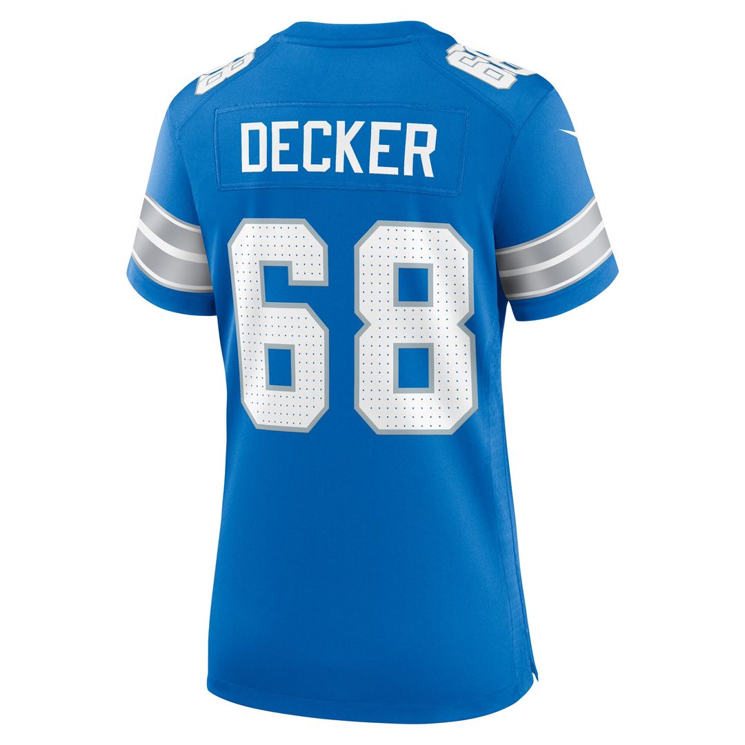Taylor Decker Detroit Lions Nike Women's Team Game Jersey -  Blue