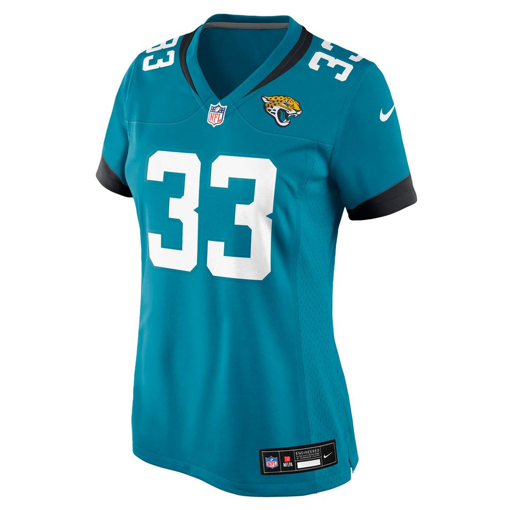 Bhayshul Tuten Jacksonville Jaguars Nike Women's Team Game Jersey -  Teal