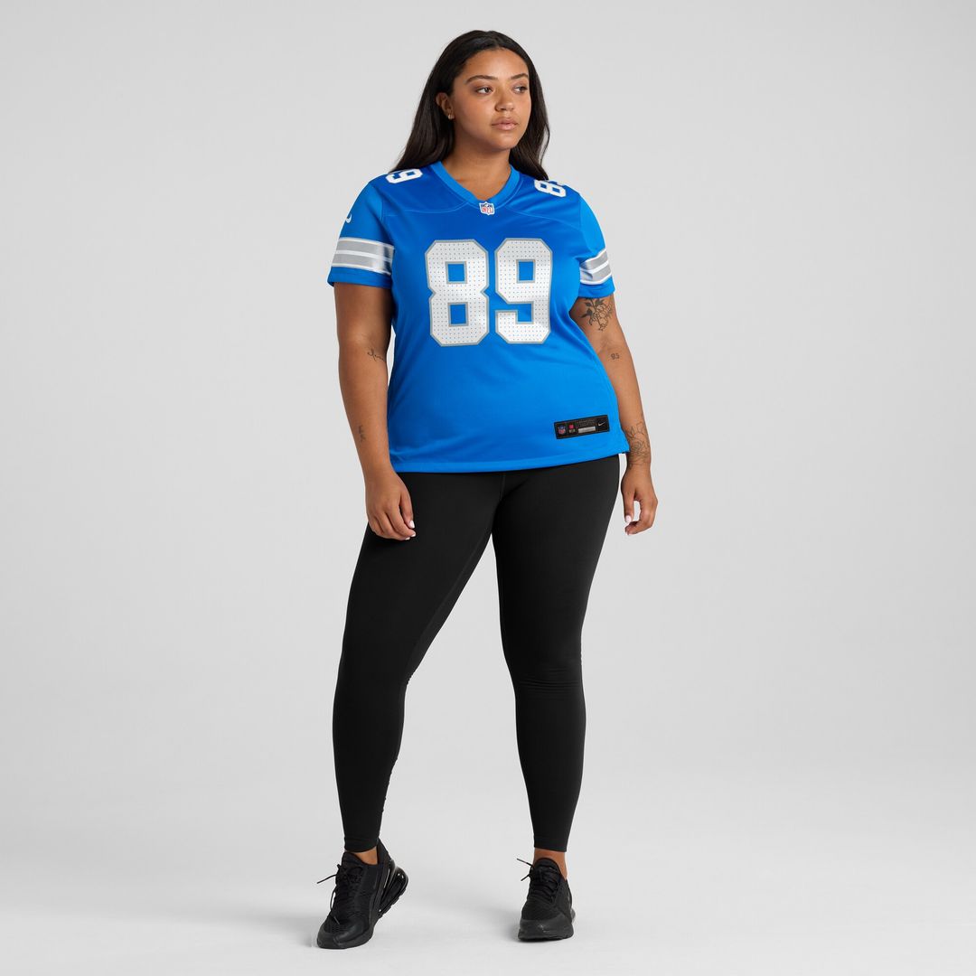 Brock Wright Detroit Lions Nike Women's Team Game Jersey -  Blue