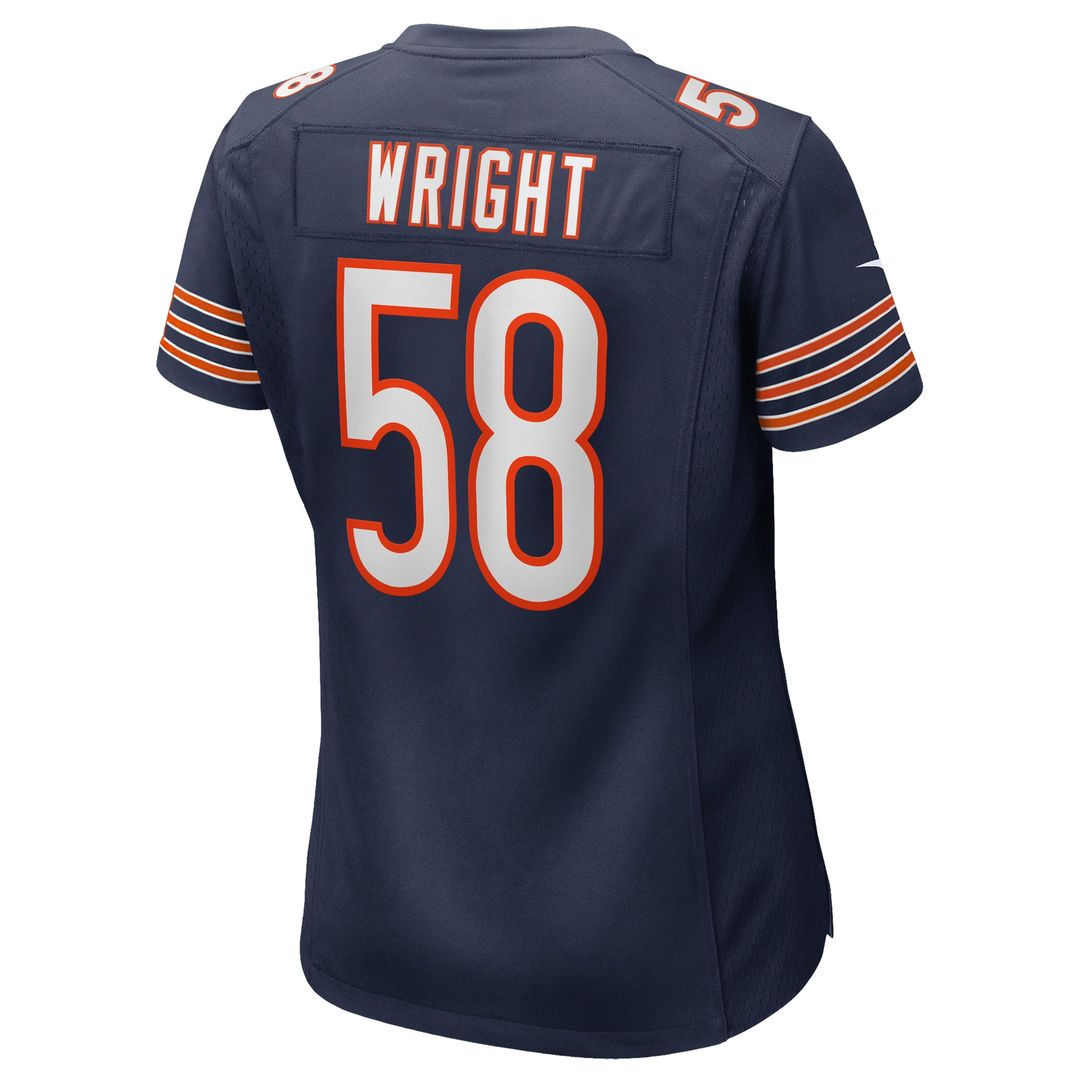 Darnell Wright Chicago Bears Nike Women's  Game Jersey -  Navy