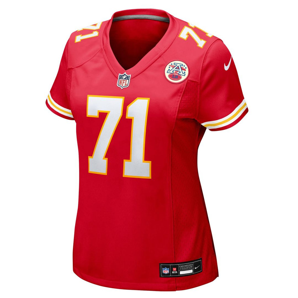 Josh Simmons Kansas City Chiefs Nike Women's Team Game Jersey -  Red