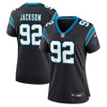 Cam Jackson Carolina Panthers Nike Women's Team Game Jersey -  Black