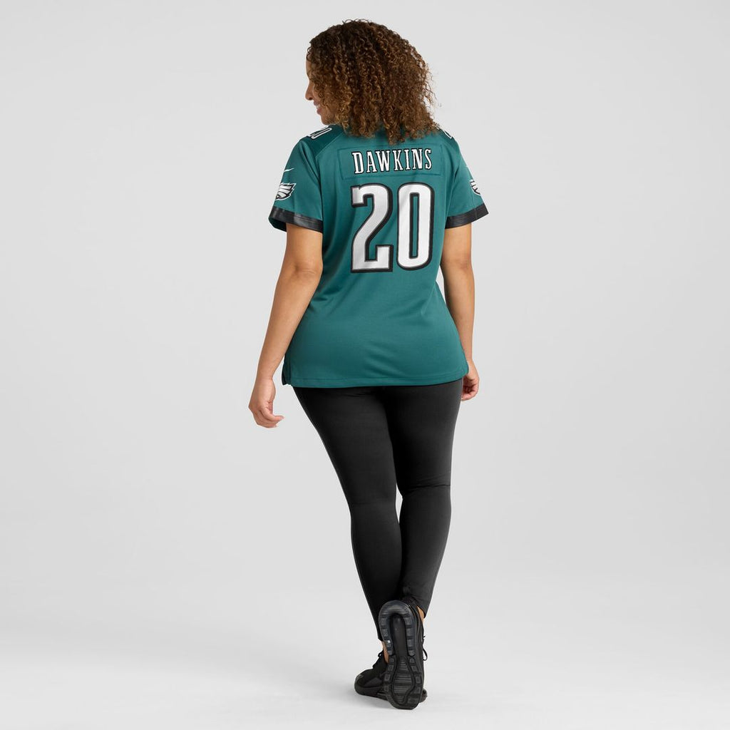 Brian Dawkins Philadelphia Eagles Nike Women's Retired Player Game Jersey - Midnight Green