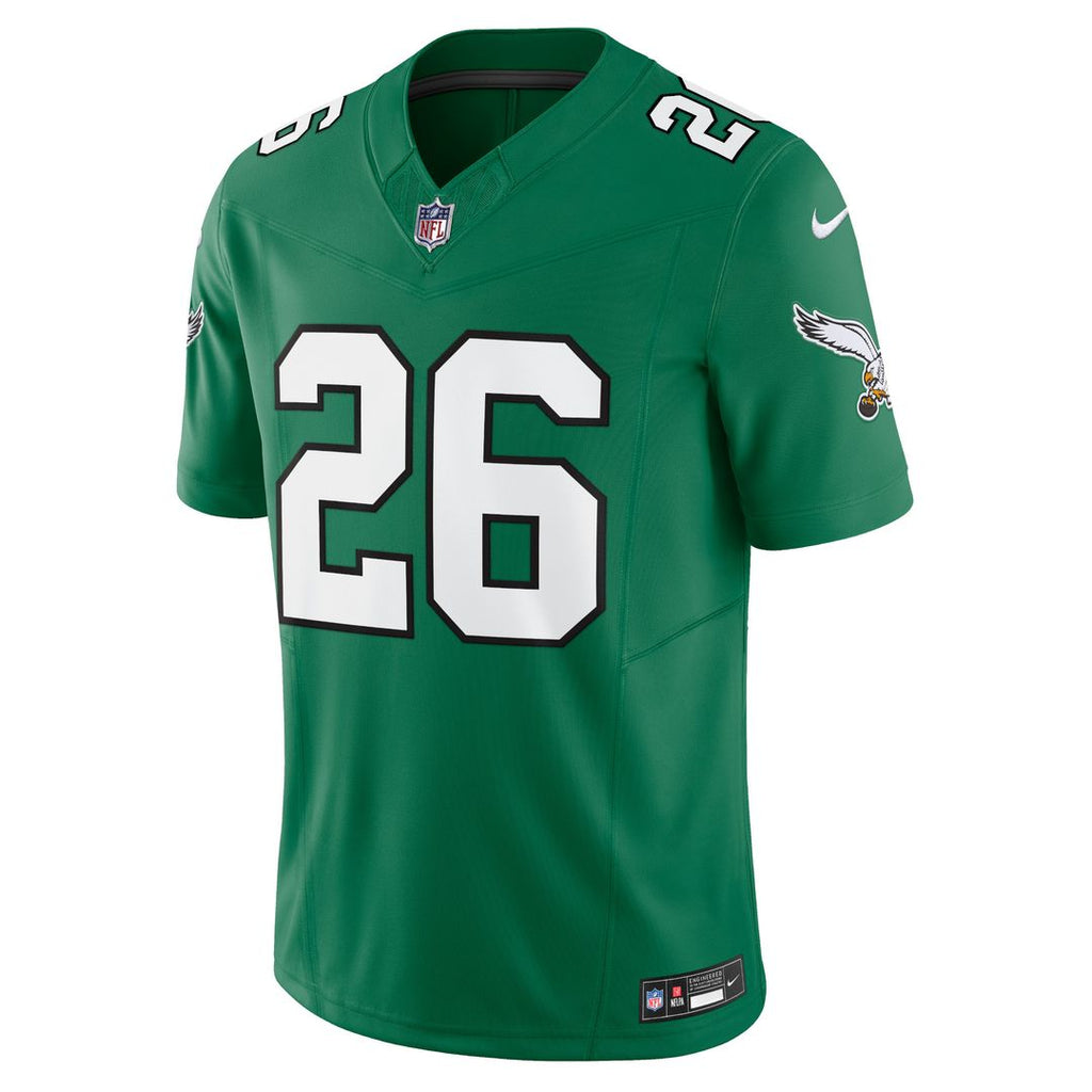 Saquon Barkley Philadelphia Eagles Nike Alternate Vapor F.U.S.E. Limited Jersey - Kelly Green