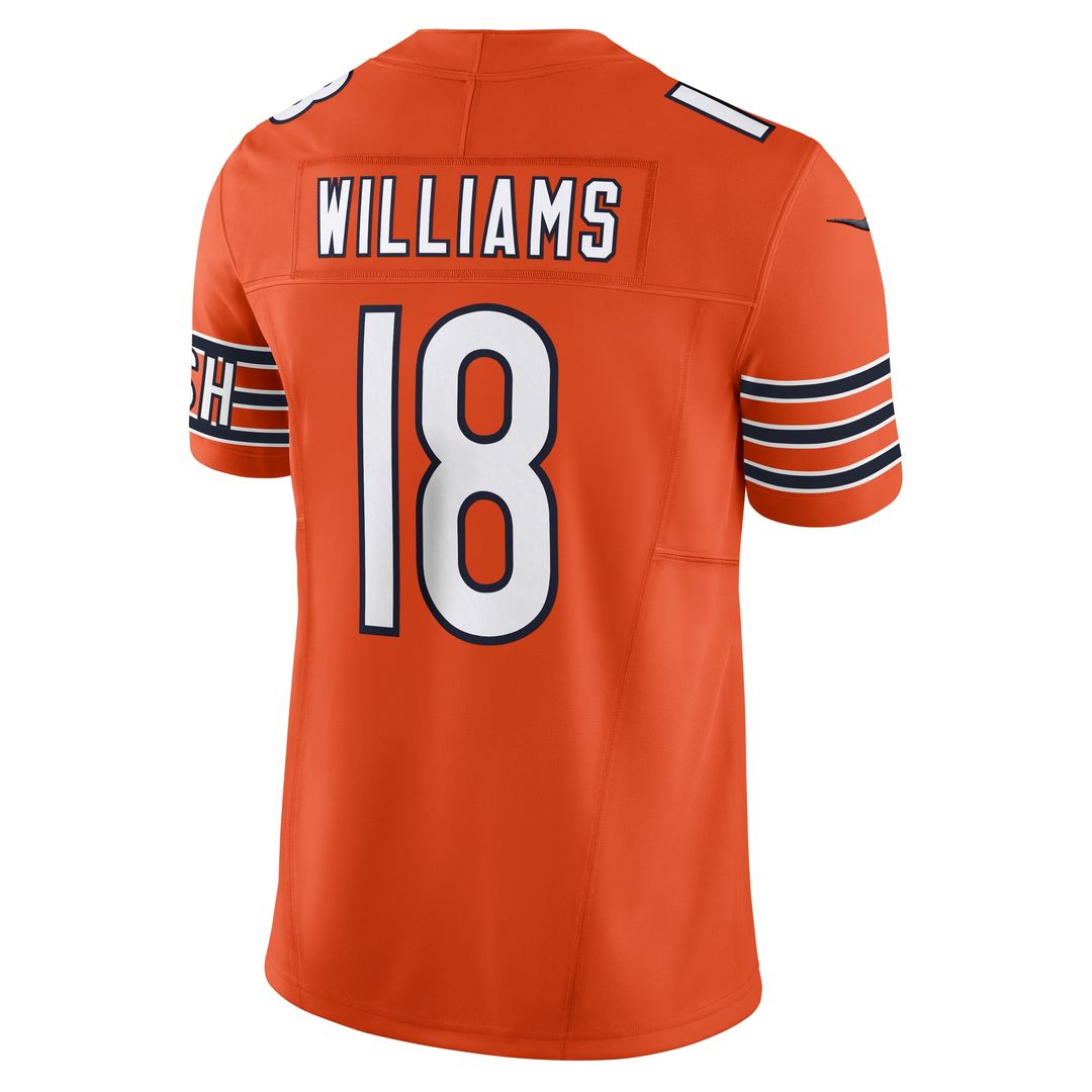 Caleb Williams Chicago Bears Nike Vapor F.U.S.E. Limited Jersey - Orange