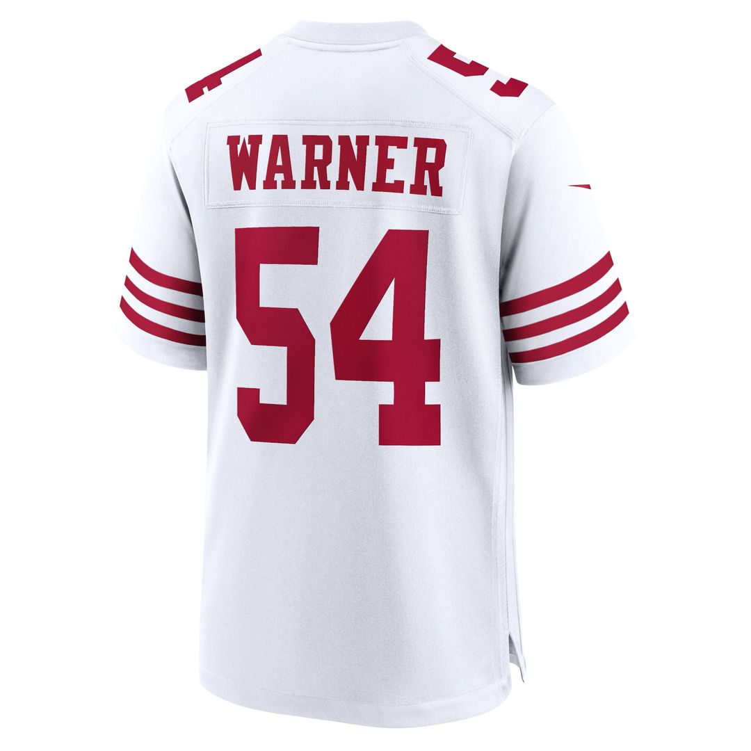 Fred Warner San Francisco 49ers Nike Team Game Player Jersey - White
