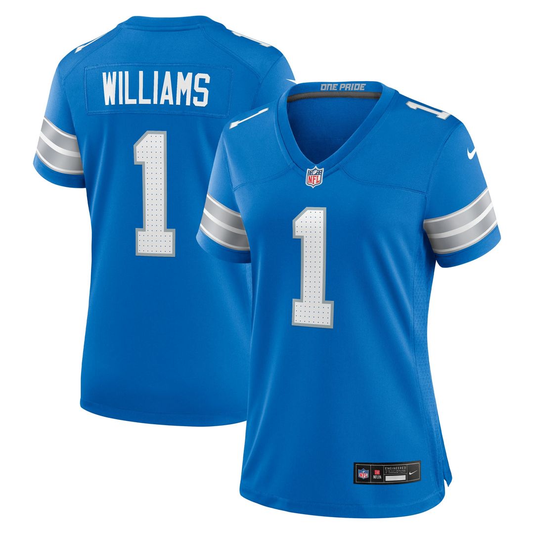 Jameson Williams Detroit Lions Nike Women's Game Player Jersey - Blue