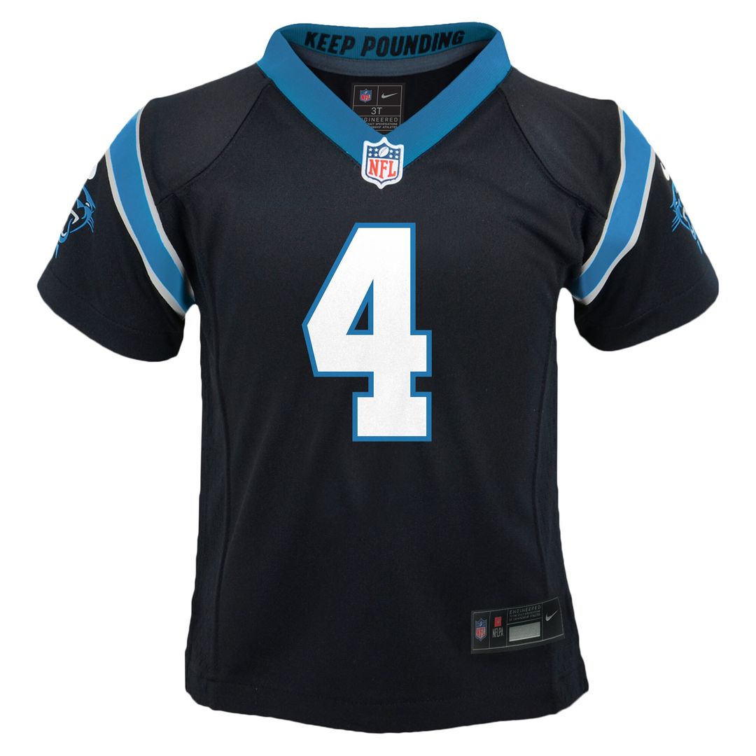 Tetairoa McMillan Carolina Panthers Nike Toddler Game Jersey - Black
