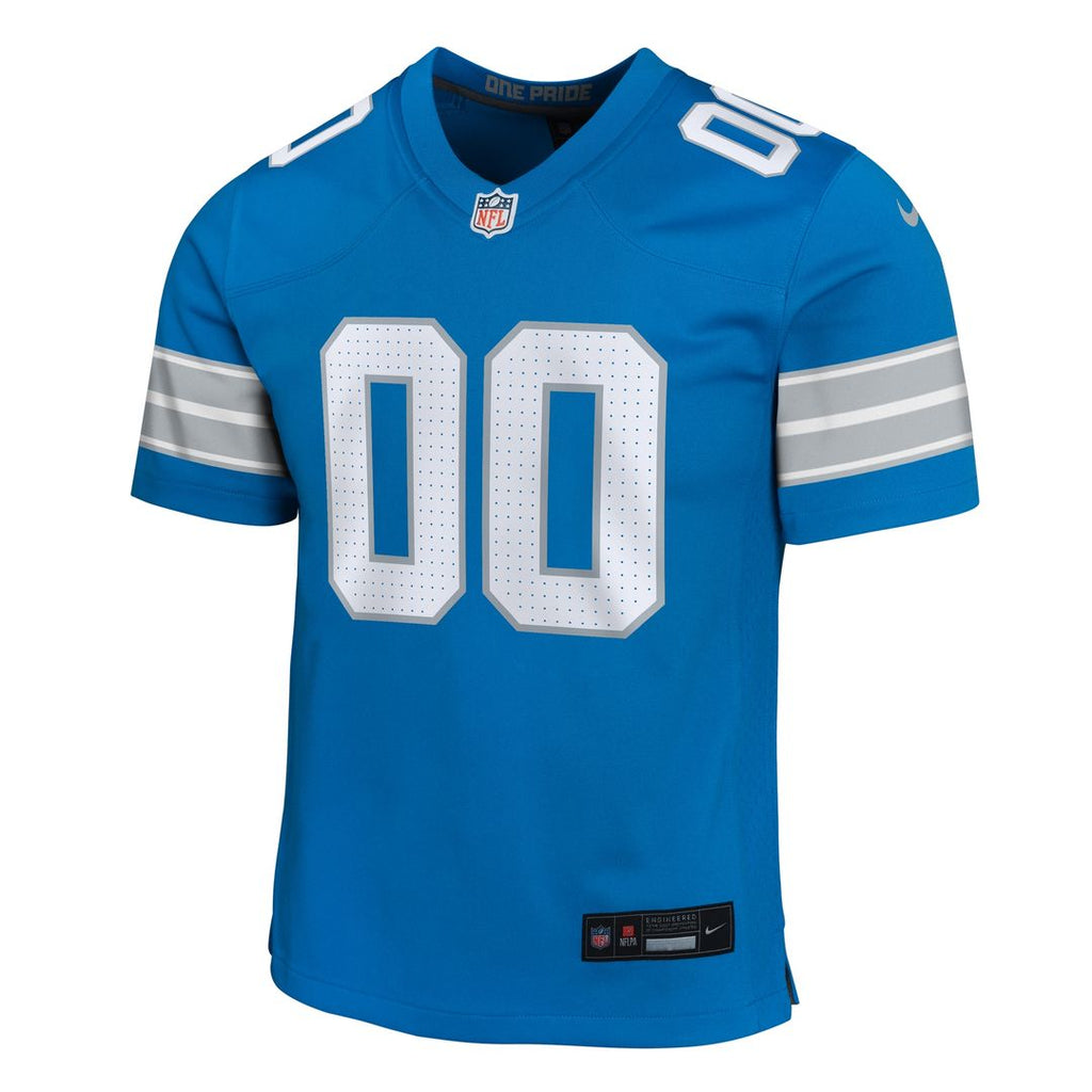 Detroit Lions Nike Youth Custom Game Jersey - Blue