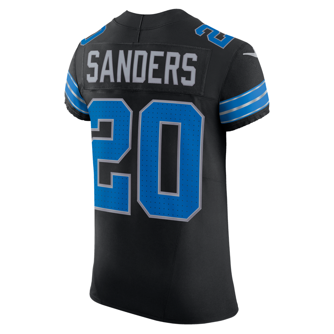 Barry Sanders Detroit Lions Nike Alternate Vapor F.U.S.E. Elite Jersey - Black