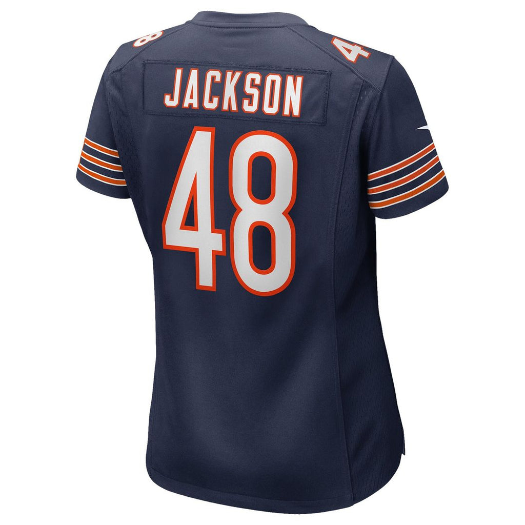 D'Marco Jackson Chicago Bears Nike Women's Team Game Jersey -  Navy