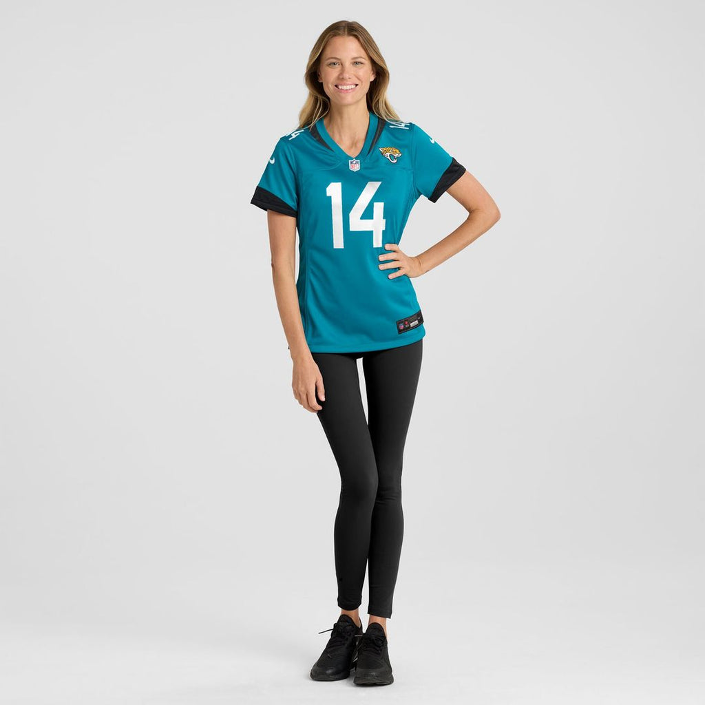 Nick Mullens Jacksonville Jaguars Nike Women's Team Game Jersey -  Teal