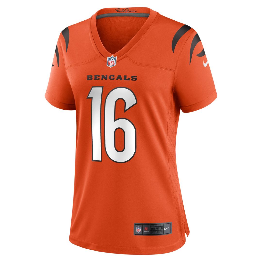 Joe Flacco Cincinnati Bengals Nike Women's Alternate Game Jersey -  Orange