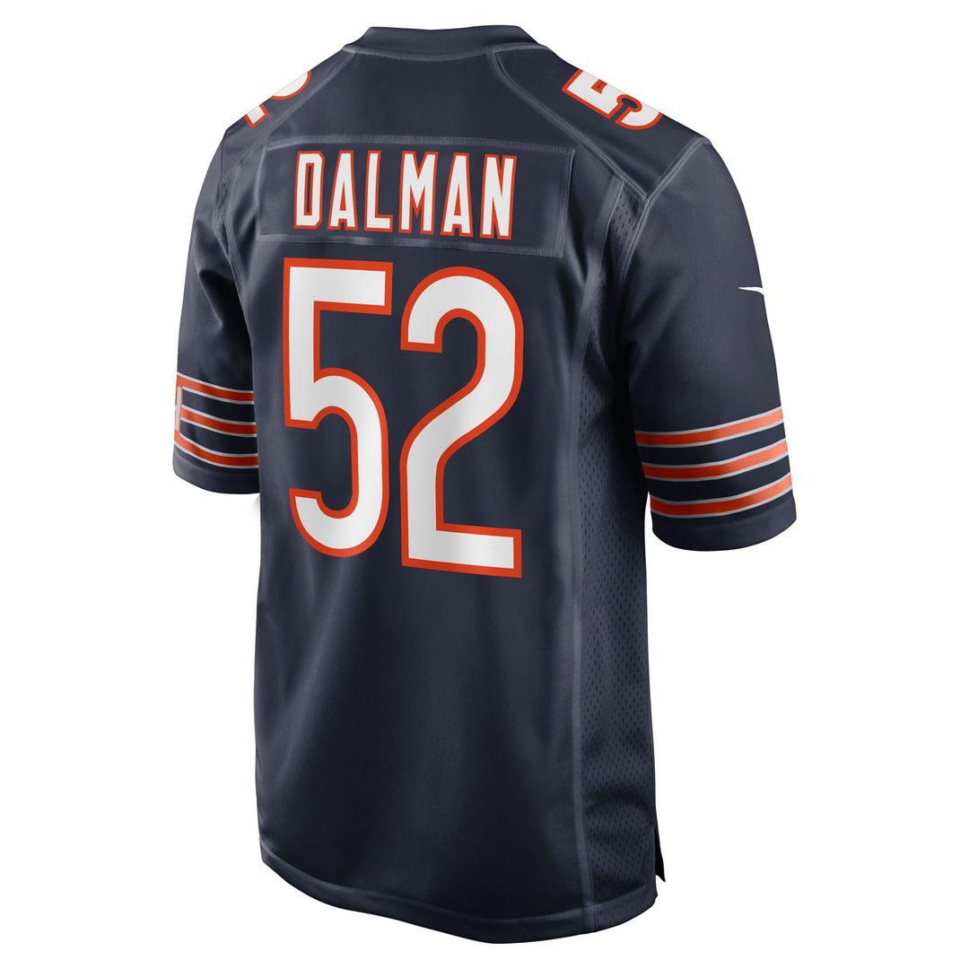 Drew Dalman Chicago Bears Nike Team Game Jersey -  Navy