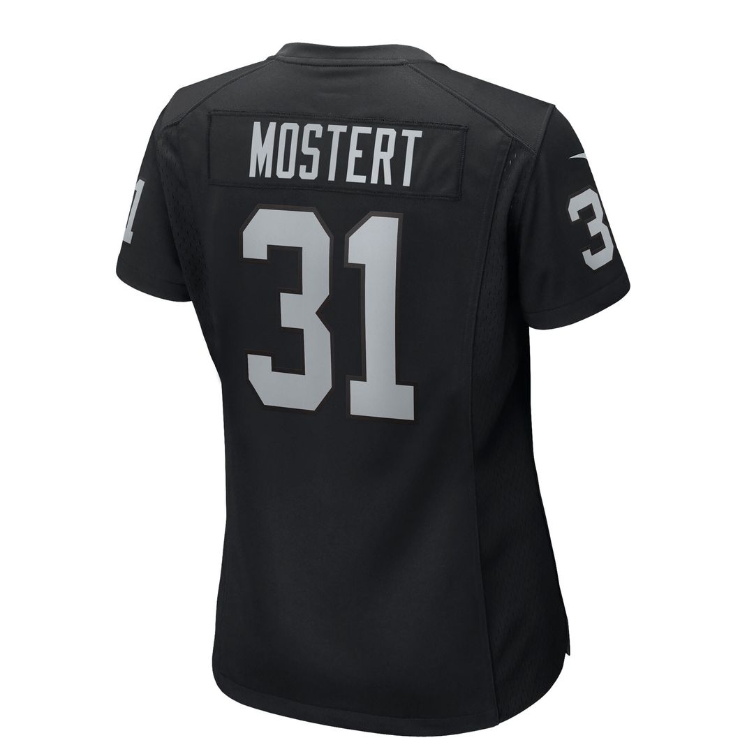 Raheem Mostert Las Vegas Raiders Nike Women's Team Game Jersey -  Black