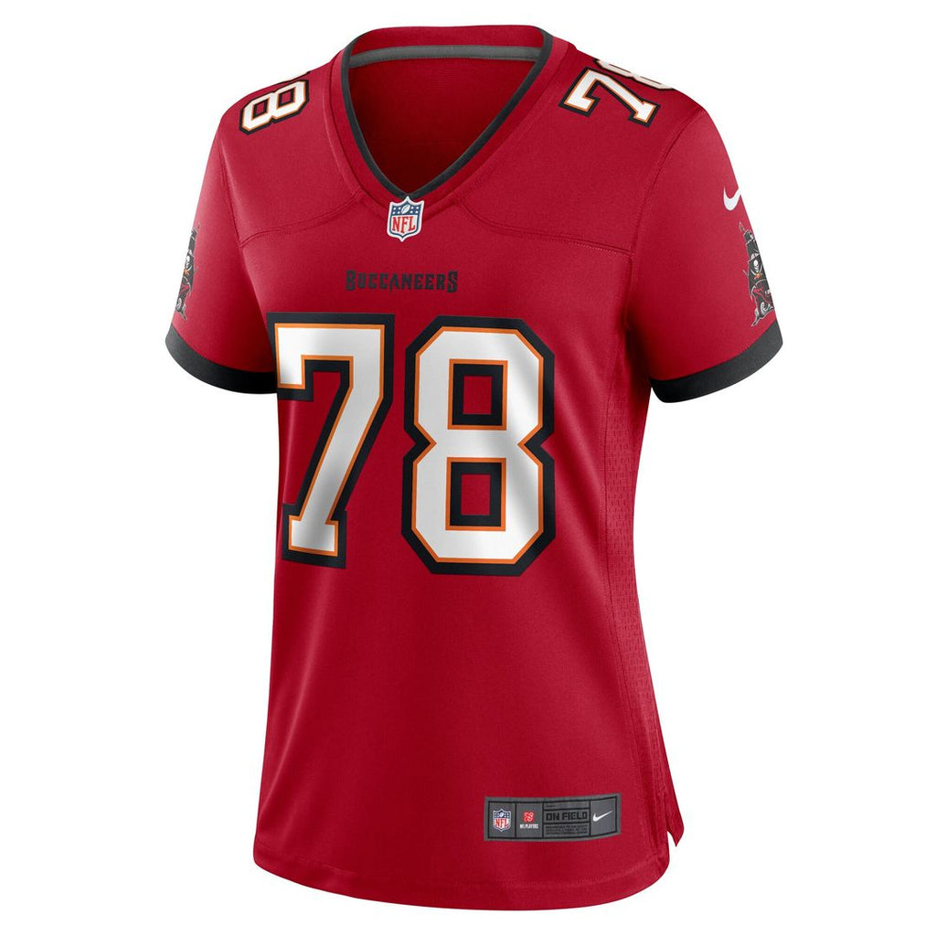 Tristan Wirfs Tampa Bay Buccaneers Nike Women's Team Game Jersey -  Red