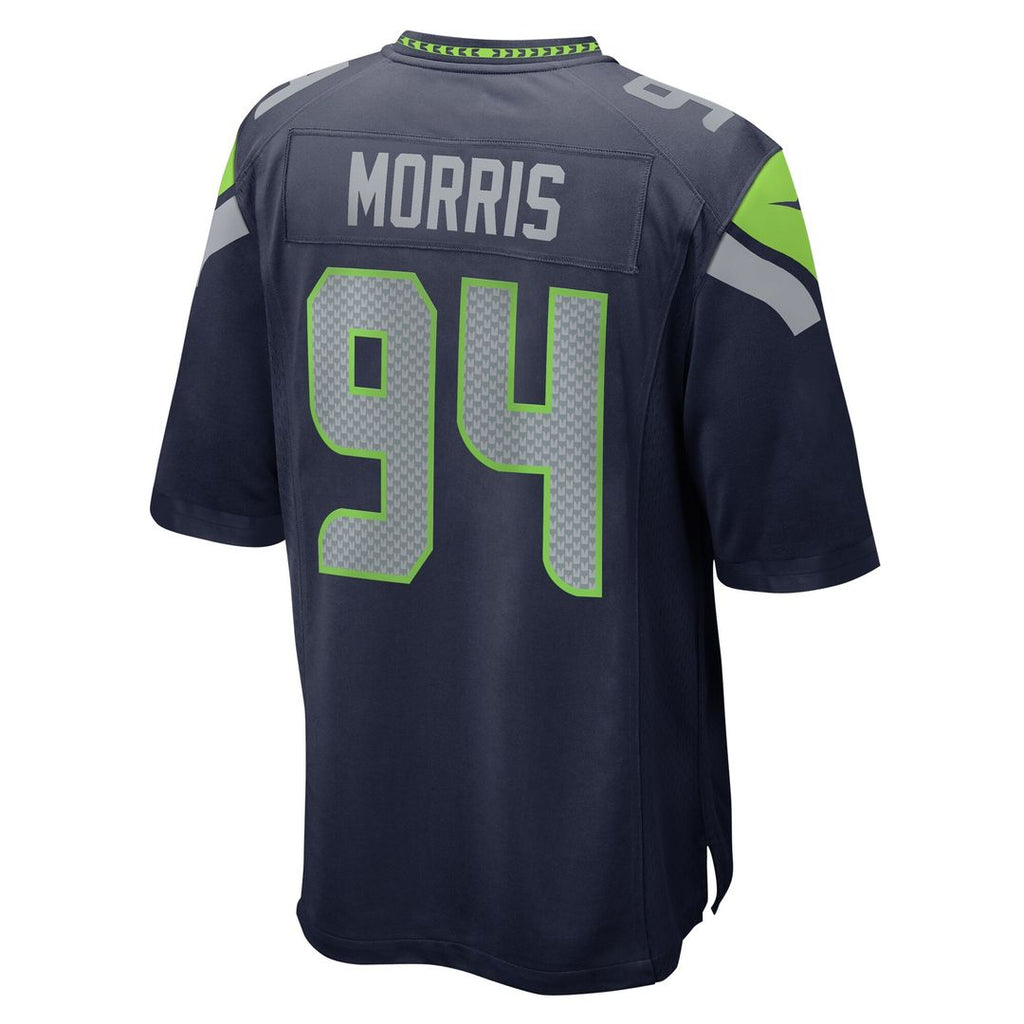 Mike Morris Seattle Seahawks Nike  Game Jersey -  College Navy
