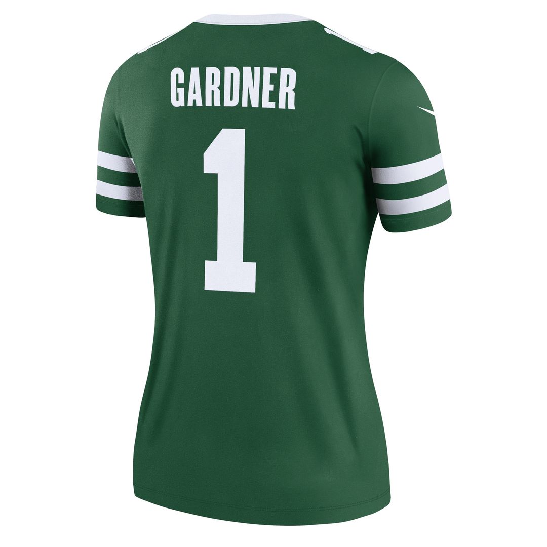 Ahmad Sauce Gardner New York Jets Nike Women's Legend Player Performance Top - Legacy Green