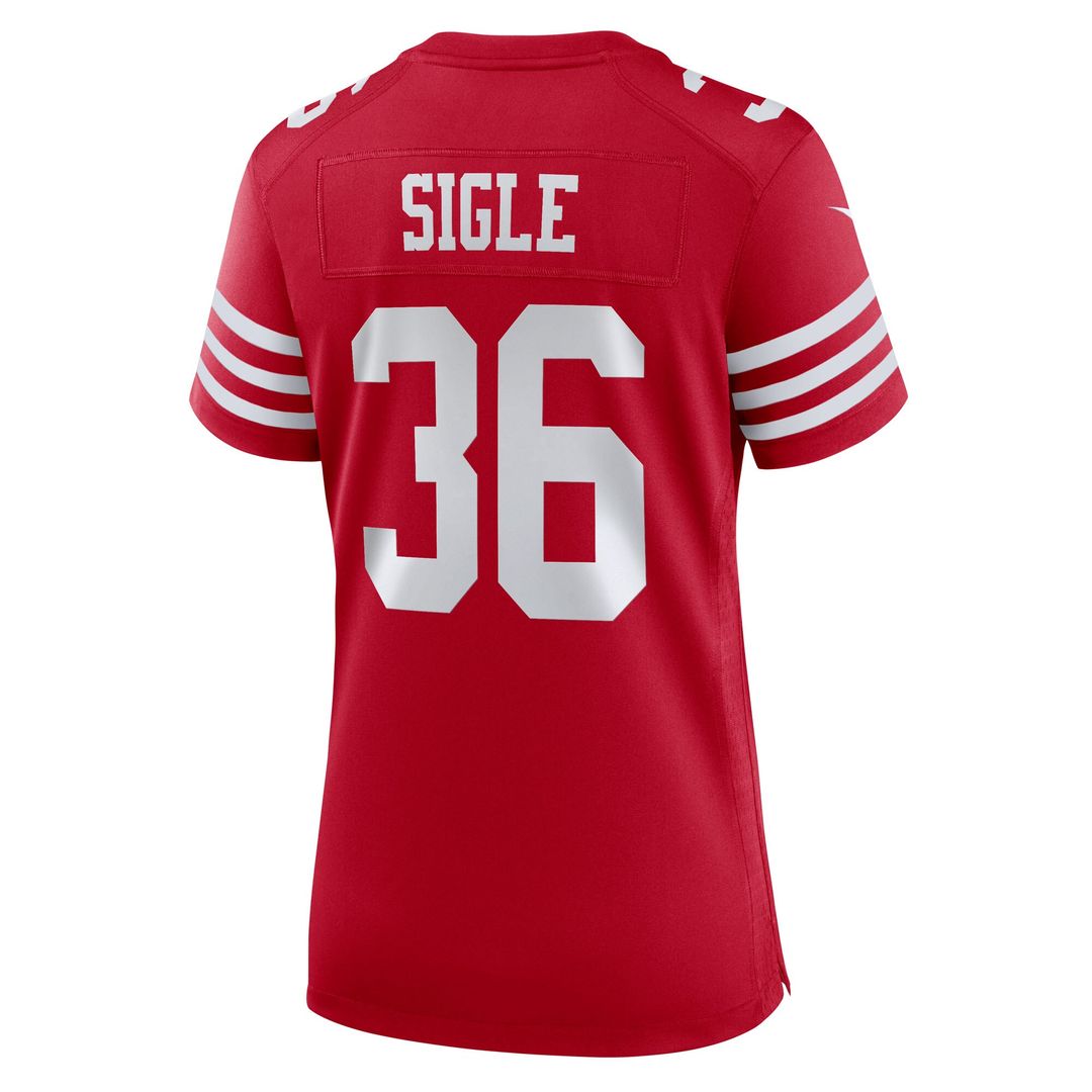 Marques Sigle San Francisco 49ers Nike Women's Team Game Jersey -  Scarlet