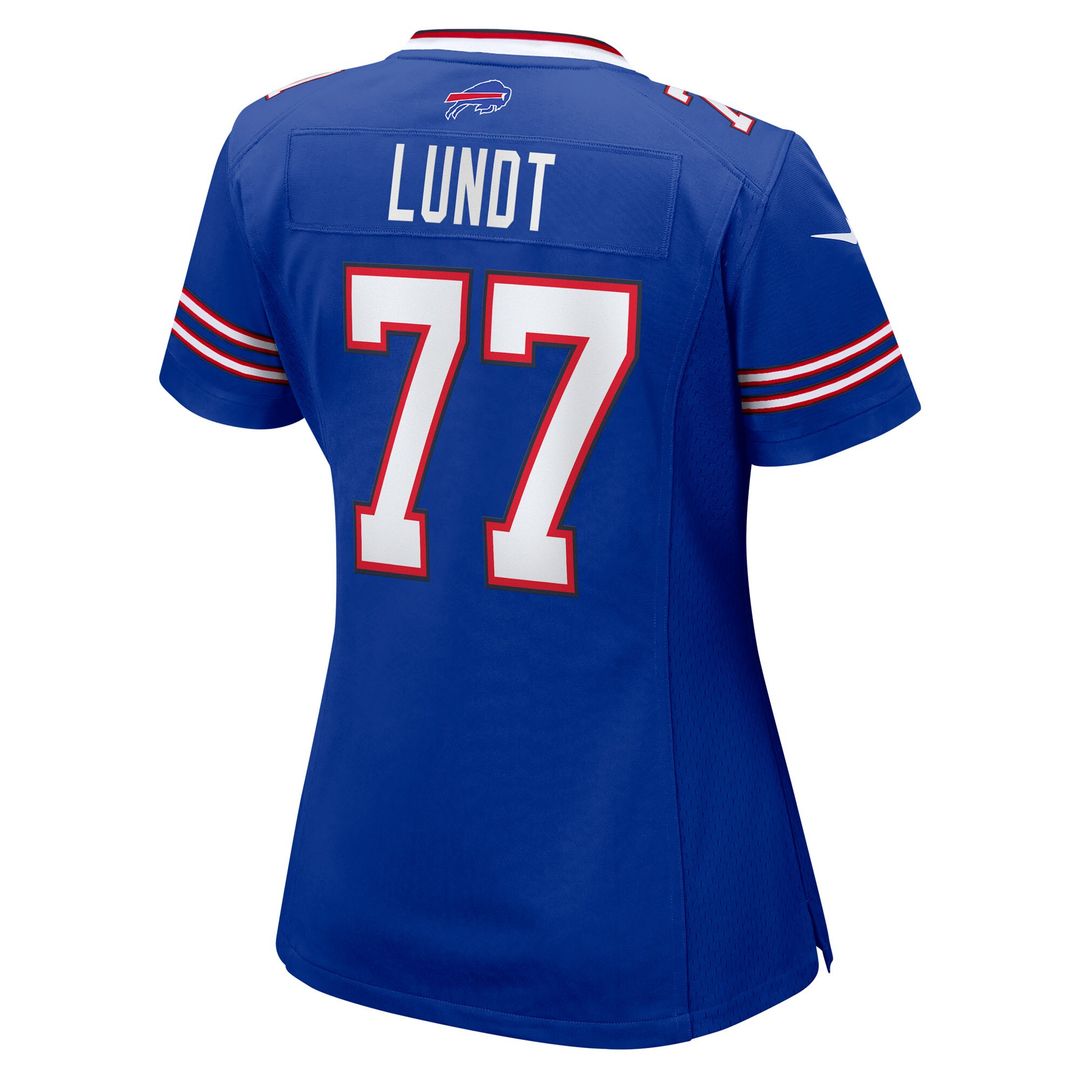 Chase Lundt Buffalo Bills Nike Women's Team Game Jersey -  Royal