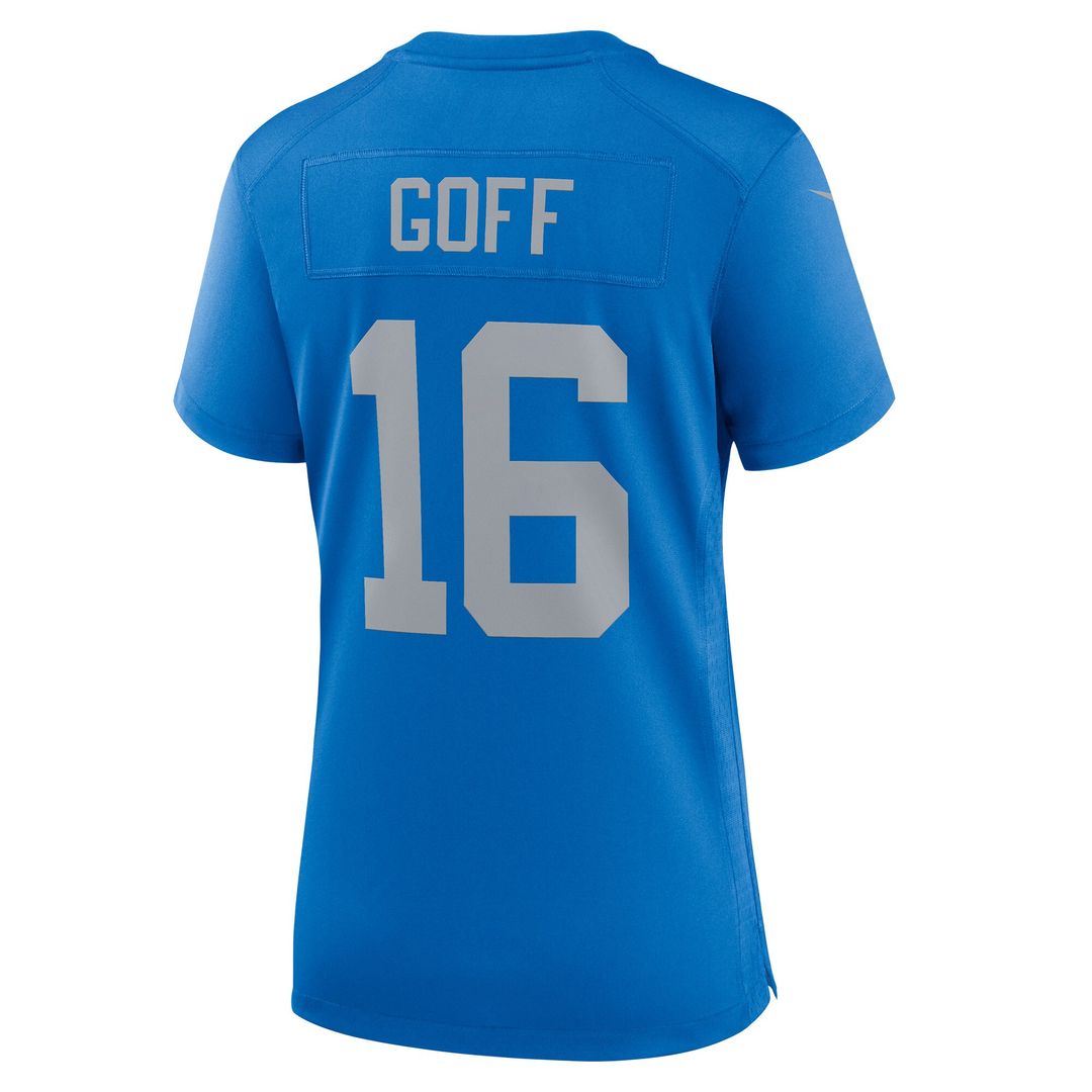 Jared Goff Detroit Lions Nike Women's Alternate Game Jersey - Blue