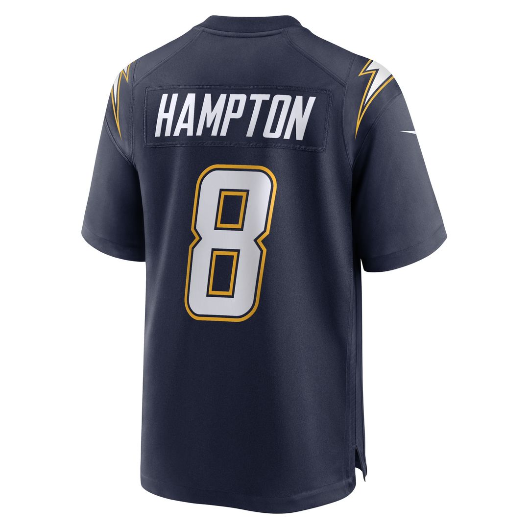 Omarion Hampton Los Angeles Chargers Nike Alternate Super Chargers Game Player Jersey - Navy