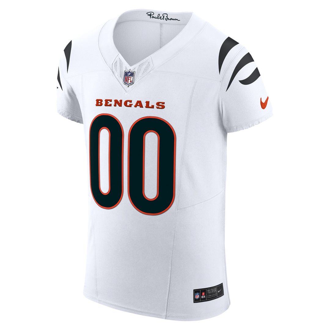 Cincinnati Bengals Nike Vapor F.U.S.E. Elite Custom Jersey - White