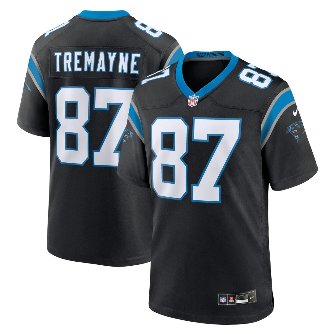Brycen Tremayne Carolina Panthers Nike Team Game Jersey -  Black