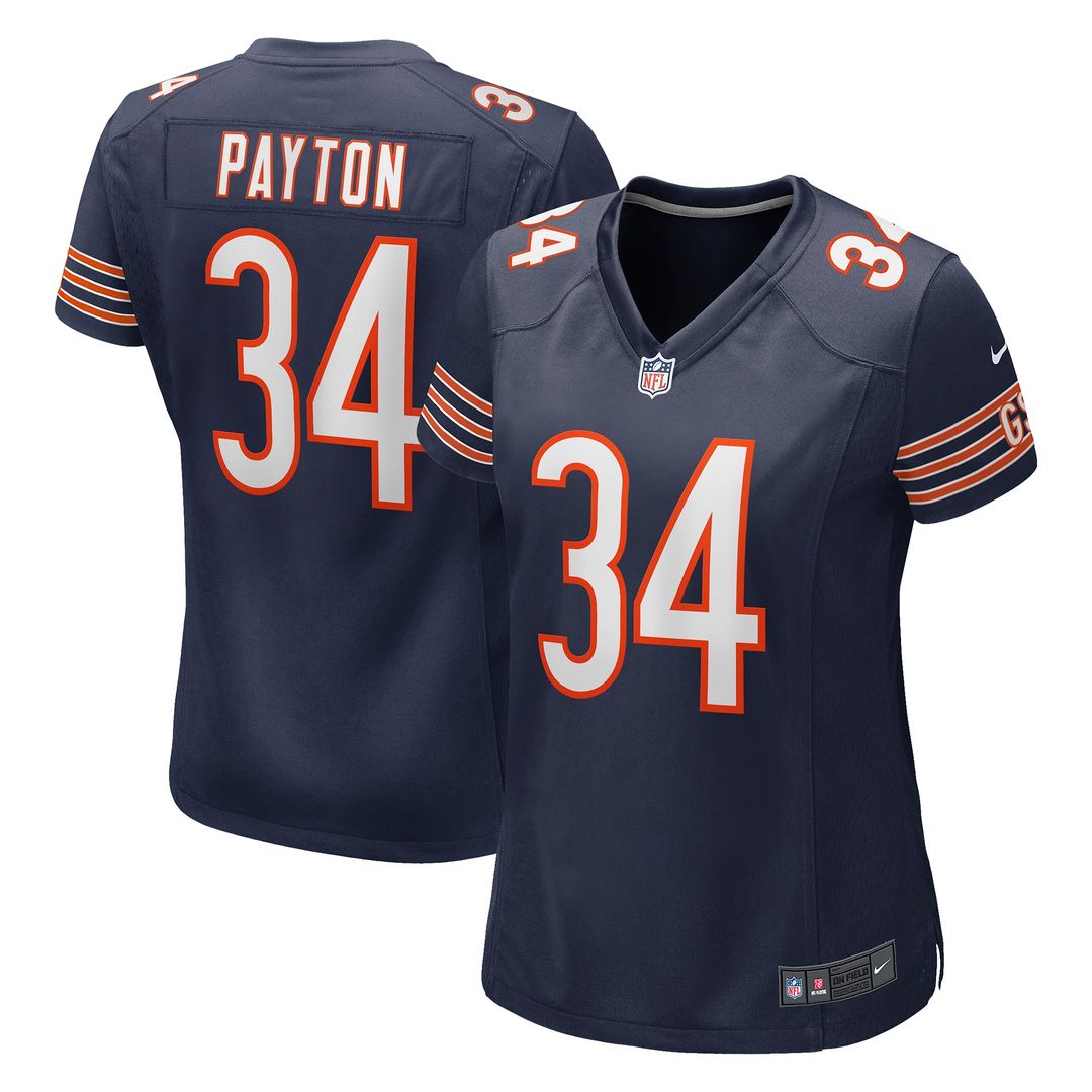 Walter Payton Chicago Bears Nike Women's Game Retired Player Jersey - Navy