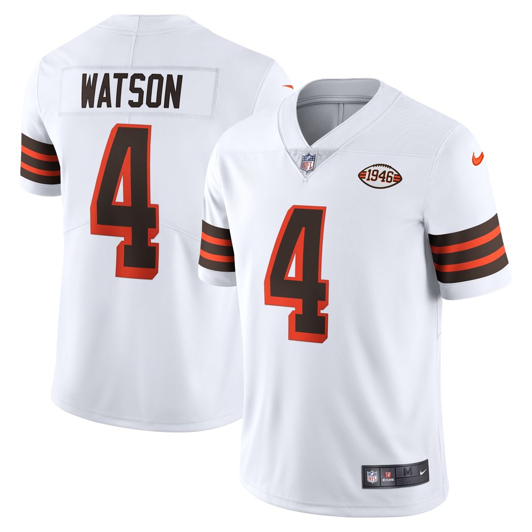 Deshaun Watson Cleveland Browns Nike 2021 Alternate Vapor Limited Jersey - White
