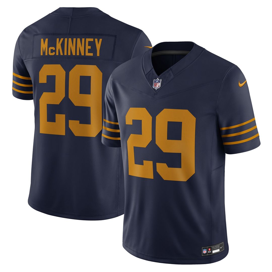 Xavier McKinney Green Bay Packers Nike The 1923 Classic Vapor F.U.S.E. Limited Jersey - Navy