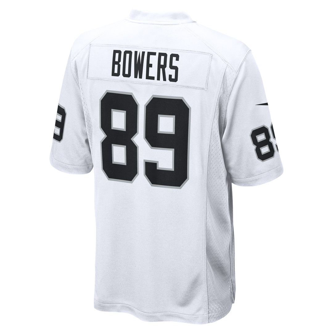 Brock Bowers Las Vegas Raiders Nike Game Jersey -  White