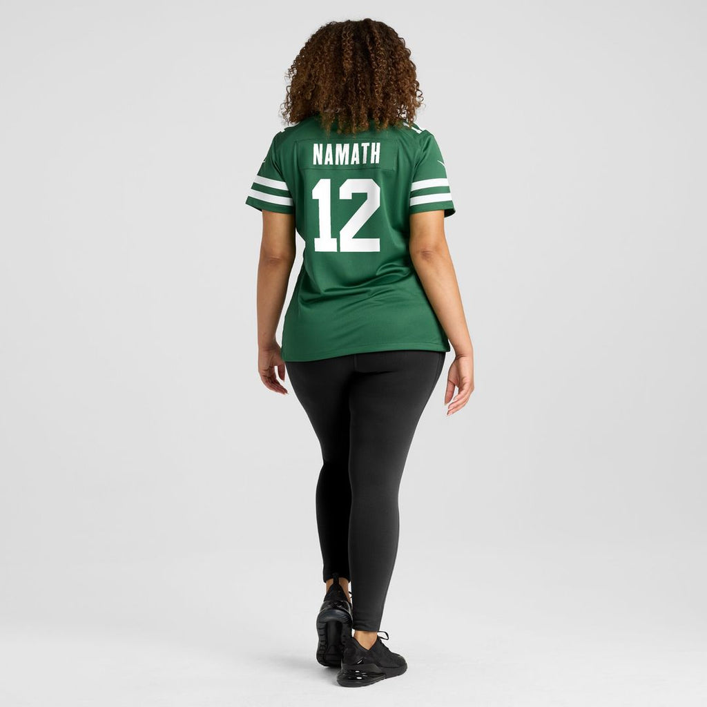 Joe Namath New York Jets Nike Women's Retired Player Game Jersey - Legacy Green